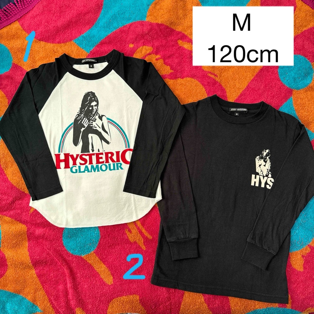 JOEY HYSTERIC(ジョーイヒステリック)のJOEY ロンT (M) キッズ/ベビー/マタニティのキッズ服女の子用(90cm~)(Tシャツ/カットソー)の商品写真