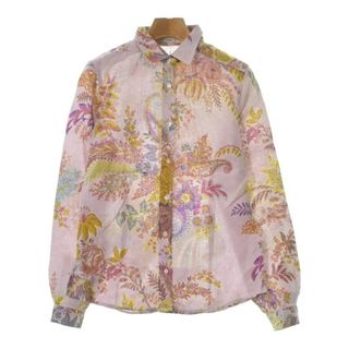 エトロ(ETRO)のETRO エトロ カジュアルシャツ 42(M位) ピンク 【古着】【中古】(シャツ/ブラウス(長袖/七分))