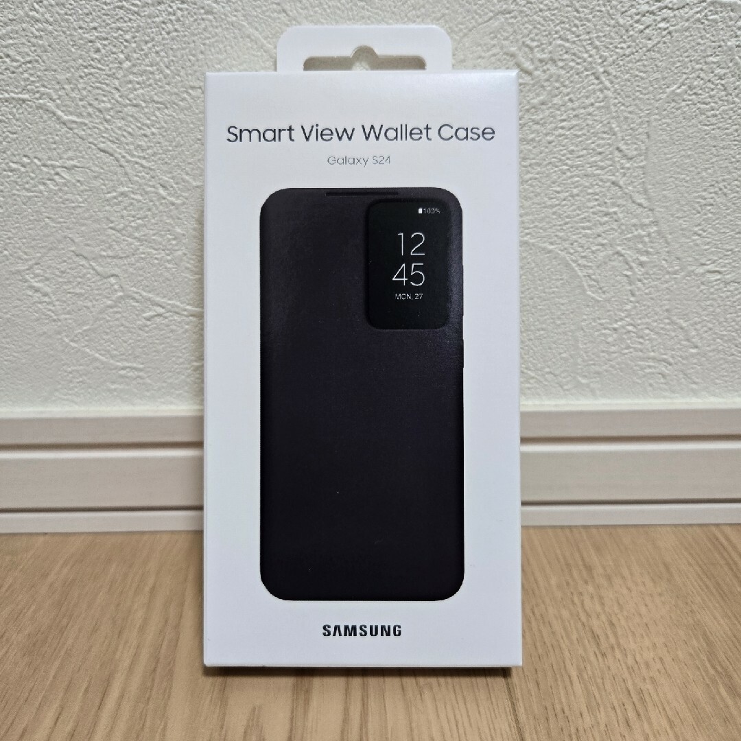 SAMSUNG(サムスン)のGalaxy S24  Smart View Wallet Case ブラック スマホ/家電/カメラのスマホアクセサリー(Androidケース)の商品写真