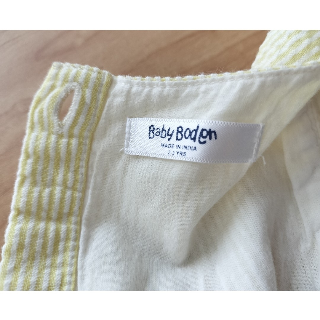 Boden(ボーデン)のBaby  Boden うさぎ刺繍ワンピース　2〜3歳 キッズ/ベビー/マタニティのキッズ服女の子用(90cm~)(ワンピース)の商品写真