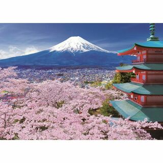 M3 富士と五重塔/山梨県/世界遺産/日本の風景/アートパネル(絵画/タペストリー)