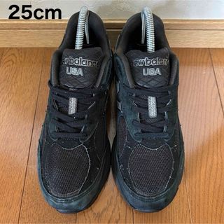 ニューバランス(New Balance)のアメリカUSA製 ニューバランス　M990TB3  ブラック　黒　25cm(スニーカー)