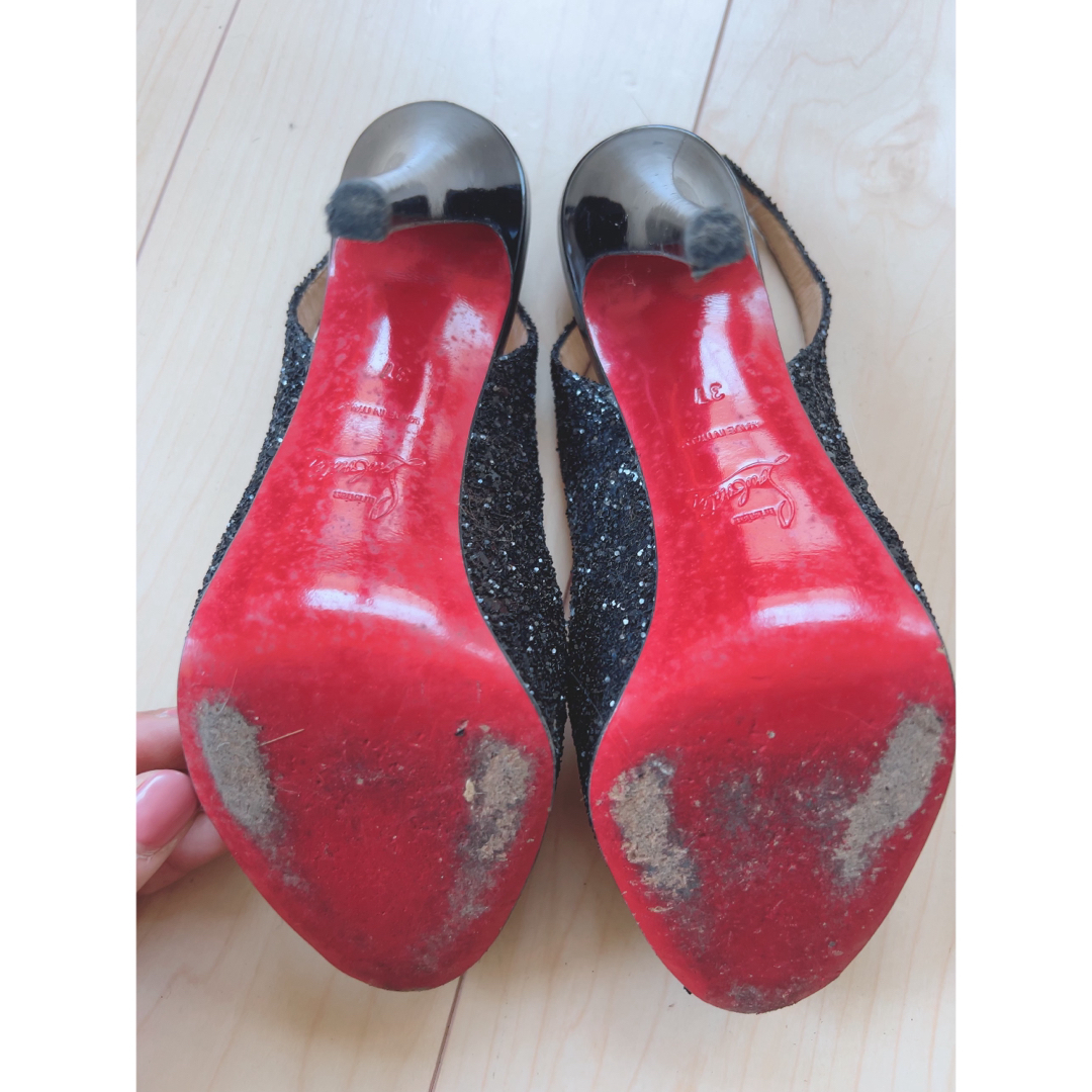 Christian Louboutin(クリスチャンルブタン)のクリスチャンルブタン　パンプス　スパンコール　グリッター レディースの靴/シューズ(ハイヒール/パンプス)の商品写真