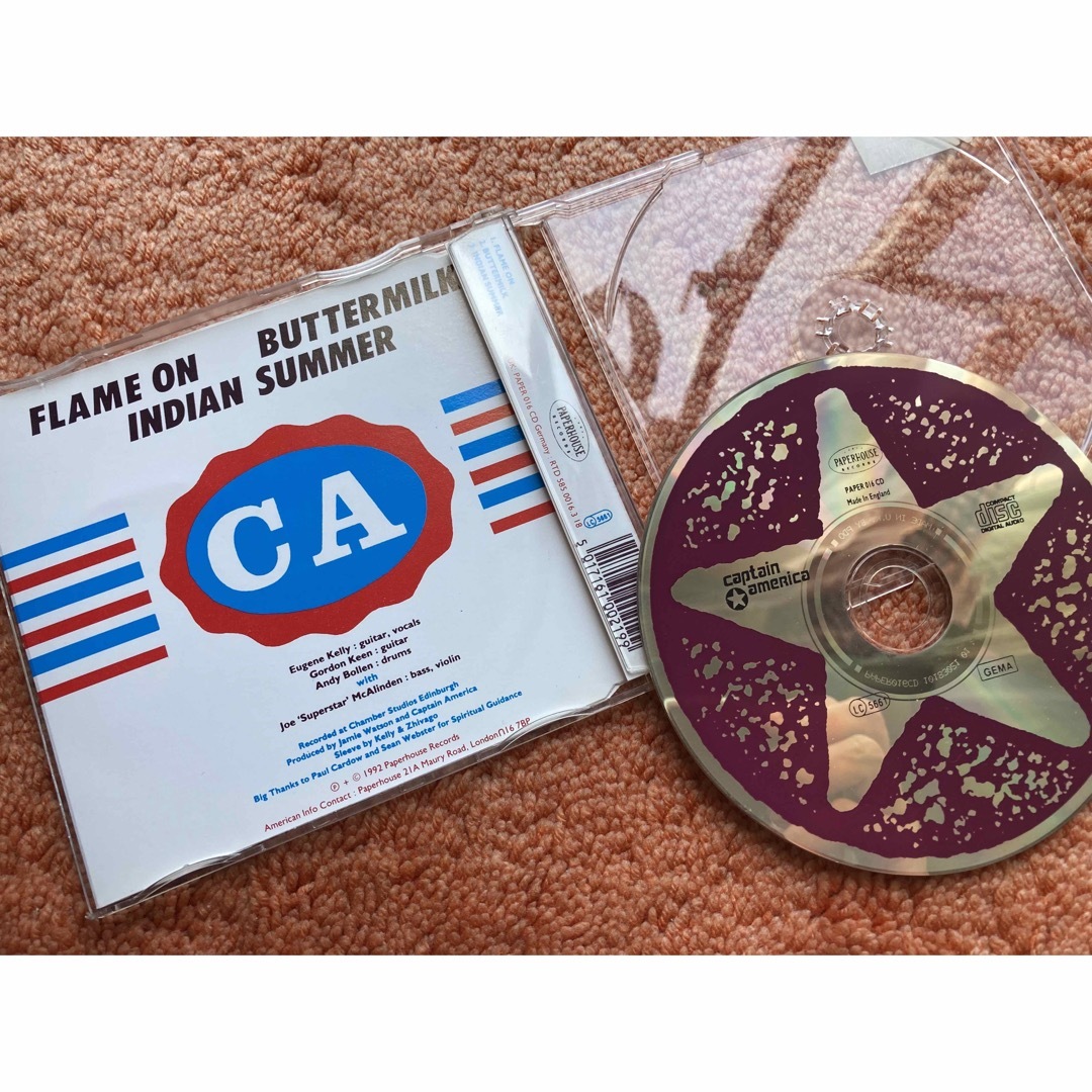 キャプテンアメリカ　CDシングル　ヴァセリンズ　ギターポップ　UKインディロック エンタメ/ホビーのCD(ポップス/ロック(洋楽))の商品写真