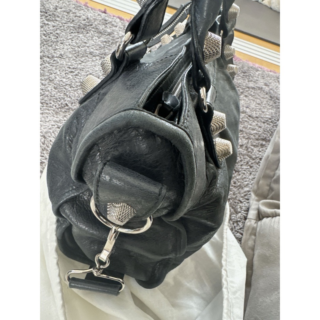 Balenciaga(バレンシアガ)の美品♡バレンシアガ♡Blackワークジャイアントスタッズオシャレバック レディースのバッグ(トートバッグ)の商品写真