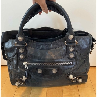 Balenciaga - 美品♡バレンシアガ♡Blackワークジャイアントスタッズオシャレバック