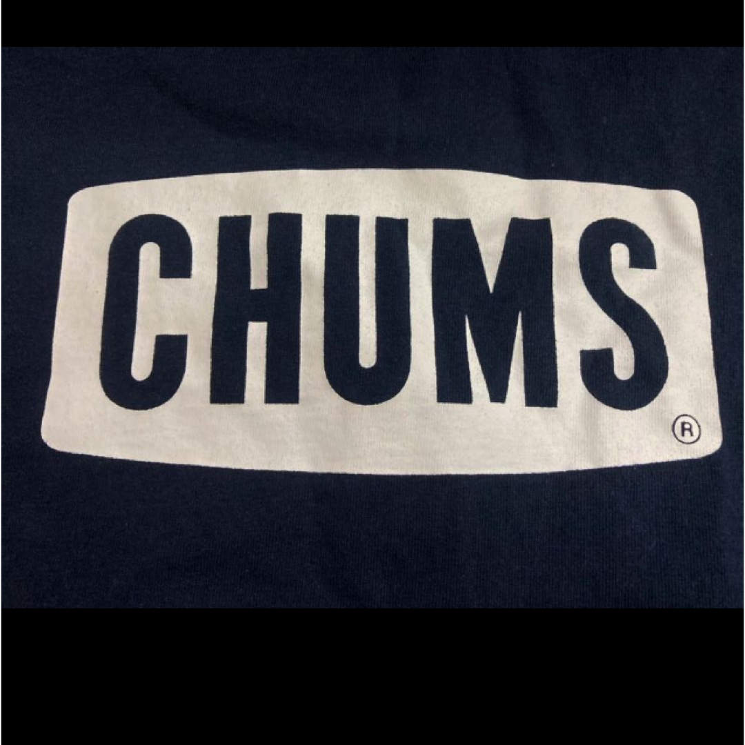 CHUMS(チャムス)のCHUMSネイビーコットンロゴT メンズのトップス(Tシャツ/カットソー(半袖/袖なし))の商品写真