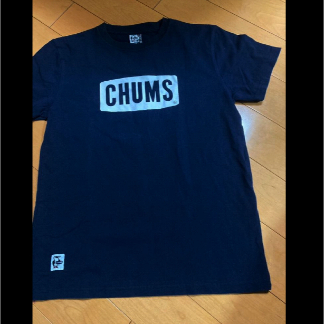 CHUMS(チャムス)のCHUMSネイビーコットンロゴT メンズのトップス(Tシャツ/カットソー(半袖/袖なし))の商品写真