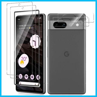 【人気商品】【2+2枚セット】For Google Pixel 7A ガラスフィ(その他)