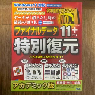 ファイナルデータ11プラス 特別復元(その他)