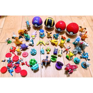 ポケモン(ポケモン)のポケモン フィギュア スタンプ ポケモンボール キーホルダー まとめ売り(キャラクターグッズ)