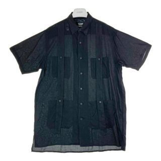 Yohji Yamamoto - ★YOHJI YAMAMOTO ヨウジヤマモト wildside Cellulose Bandage Short Sleeve Shirt 半袖シャツ ブラック size3