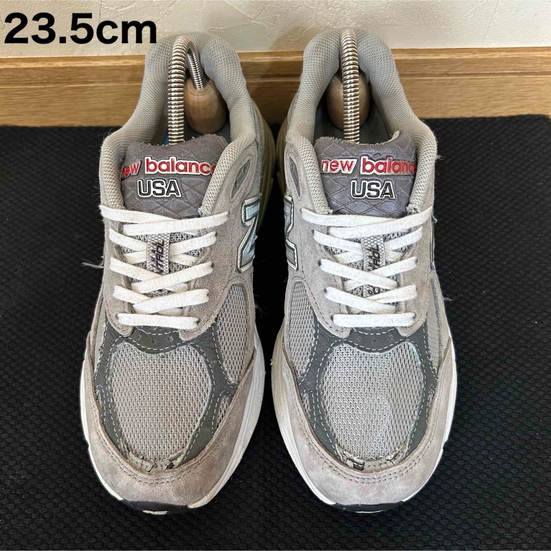 New Balance(ニューバランス)のアメリカUSA製　 ニューバランス 　W990GL3  23.5cm   グレー レディースの靴/シューズ(スニーカー)の商品写真