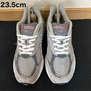 ニューバランス(New Balance)のアメリカUSA製　 ニューバランス 　W990GL3  23.5cm   グレー(スニーカー)