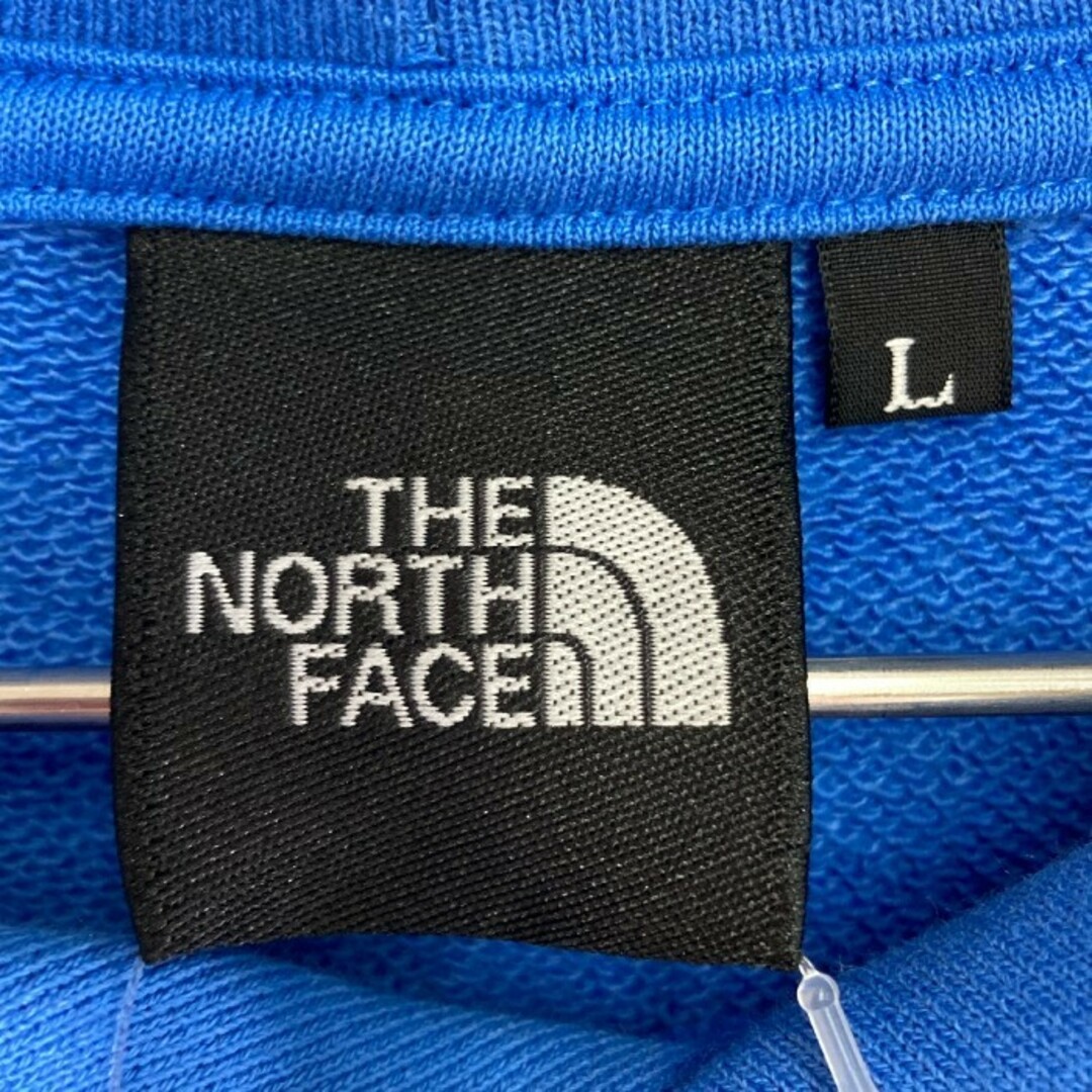 THE NORTH FACE(ザノースフェイス)の★THE NORTH FACE ザノースフェイス  NT12333 SQUARE LOGO HOODIE スクエアロゴフーディ パーカー SC スーパーソニックブルー sizeL メンズのトップス(パーカー)の商品写真