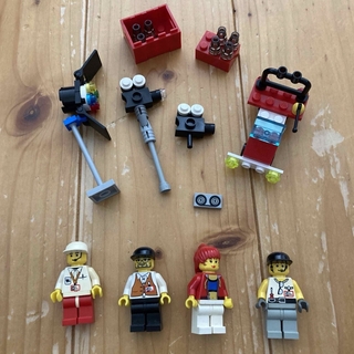 レゴ(Lego)のレゴ　システム　ミニフィグ4体　コーラのおまけ(知育玩具)