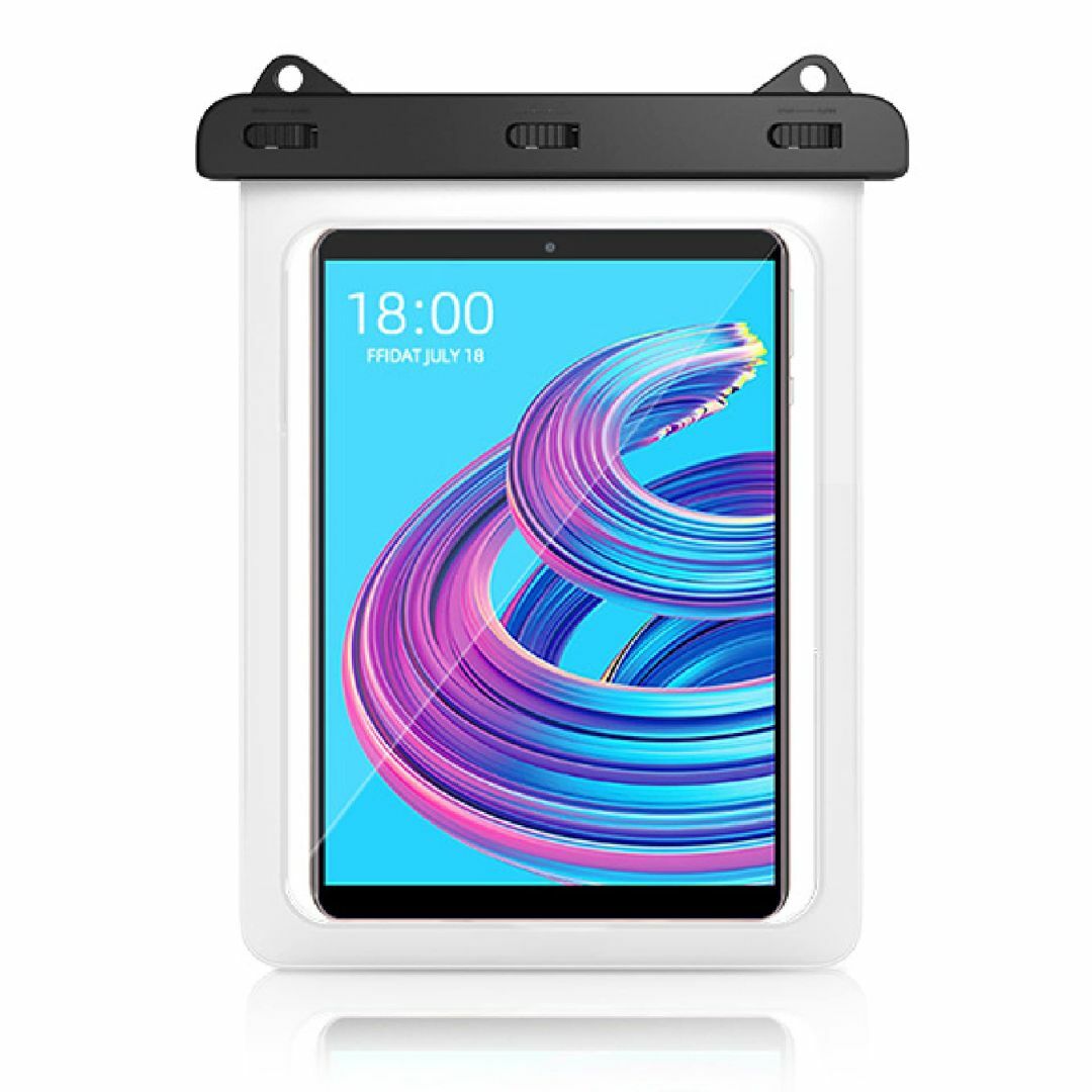 【色: ホワイト】RYOHIN Lab.(良品ラボ) タブレット 防水ケース 1 スマホ/家電/カメラのPC/タブレット(タブレット)の商品写真