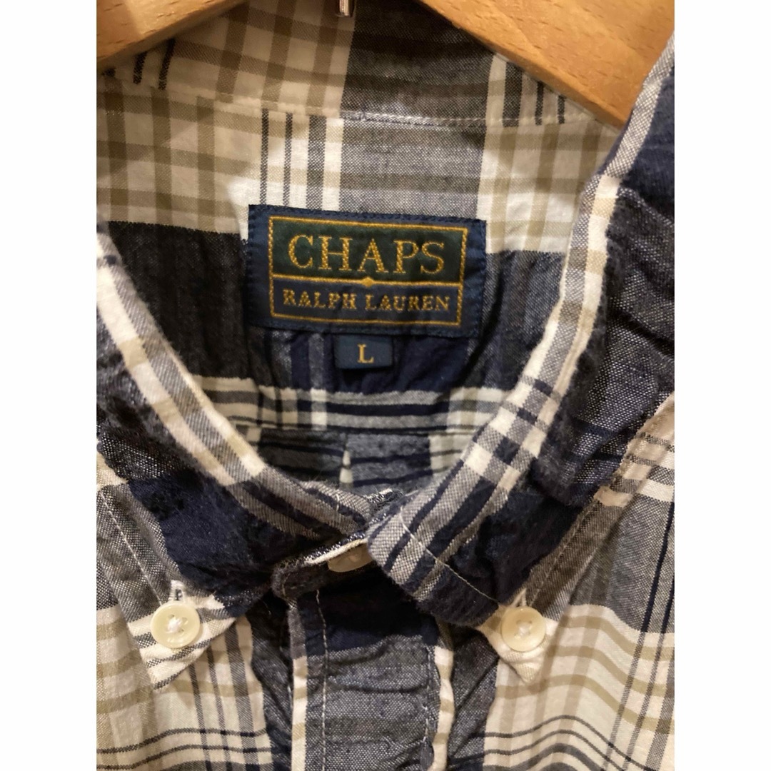 Ralph Lauren(ラルフローレン)のラルフローレン　半袖シャツ　CHAPS Ralph Lauren  シワ加工 メンズのトップス(シャツ)の商品写真