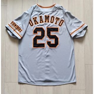 UNDER ARMOUR - 【レア】巨人　ジャイアンツ　岡本　ビジター　ユニフォーム　アンダーアーマー　M