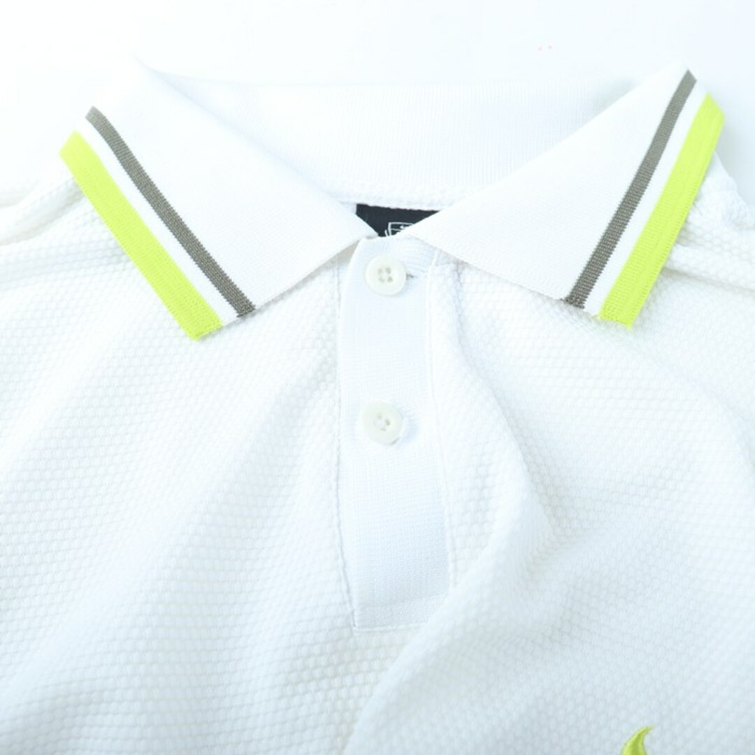 NIKE(ナイキ)のナイキ 半袖ポロシャツ トップス スフィアドライ ゴルフウエア 大きいサイズ メンズ XLサイズ ホワイト NIKE メンズのトップス(ポロシャツ)の商品写真