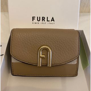 Furla - FURLAフルラ　三つ折り財布 PRIMULA プリムラ　グレージュ　ミニ財布