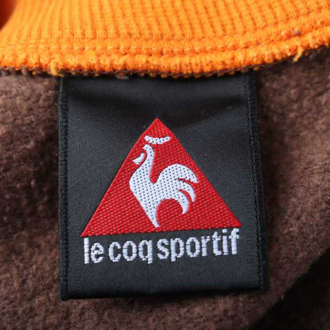 le coq sportif(ルコックスポルティフ)のルコックスポルティフ ブルゾン ジャケット アウター スウェット スエット スポーツウエア メンズ Lサイズ 茶 le coq sportif メンズのジャケット/アウター(ブルゾン)の商品写真