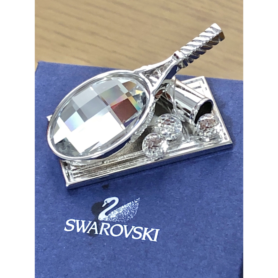 SWAROVSKI(スワロフスキー)の【値下げ】【１点限り】【廃盤】【希少】スワロフスキー　Swarovski　テニス インテリア/住まい/日用品のインテリア小物(置物)の商品写真