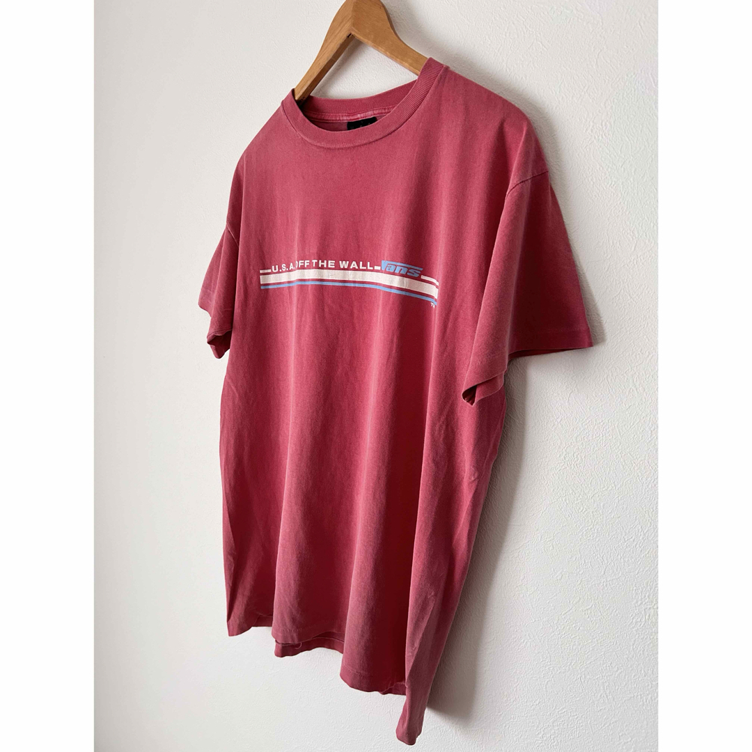 VANS(ヴァンズ)のVANS バンズ　Tシャツ　プリントTシャツ　フェード　褪色　90's 古着 メンズのトップス(Tシャツ/カットソー(半袖/袖なし))の商品写真