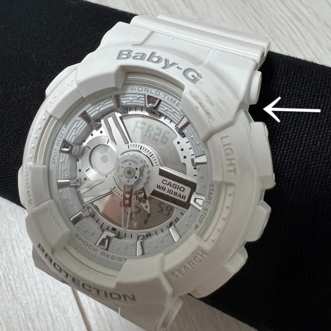 G-SHOCK(ジーショック)のG-SHOCK Baby-G PROTECTION 白 レディースのファッション小物(腕時計)の商品写真
