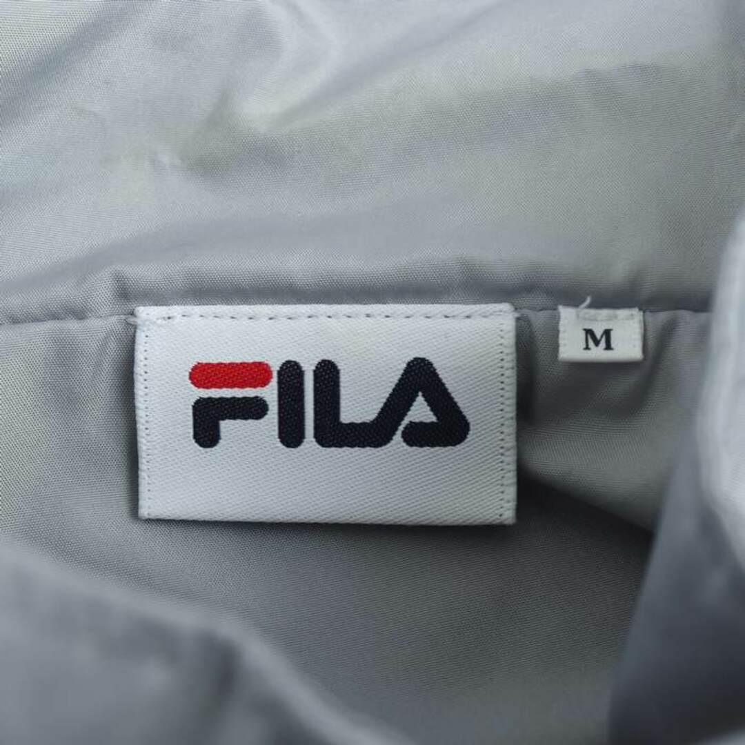 FILA(フィラ)のフィラ ナイロンジャケット アウター ウィンドブレーカー スポーツウエア メンズ Mサイズ グレー FILA メンズのジャケット/アウター(ナイロンジャケット)の商品写真