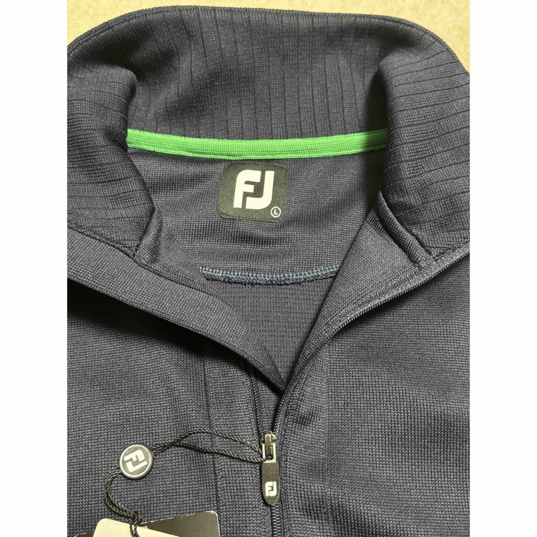 FootJoy(フットジョイ)の新品タグ付FOOT JOY フットジョイ　ニット　ジャケット　ブルゾン　ゴルフ スポーツ/アウトドアのゴルフ(ウエア)の商品写真