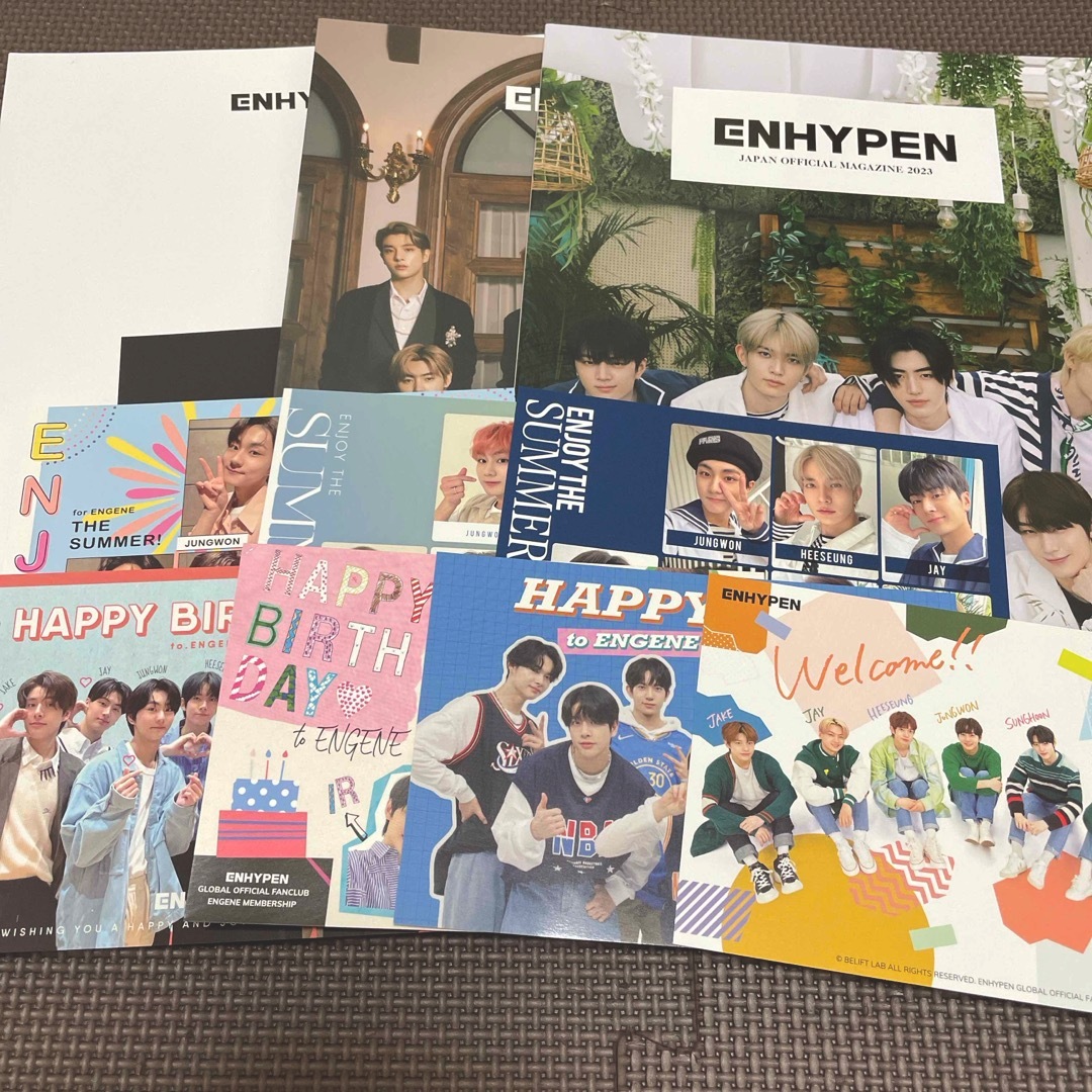 ENHYPEN(エンハイプン)のenhypen fc 会報　ポストカード　 エンタメ/ホビーのCD(K-POP/アジア)の商品写真