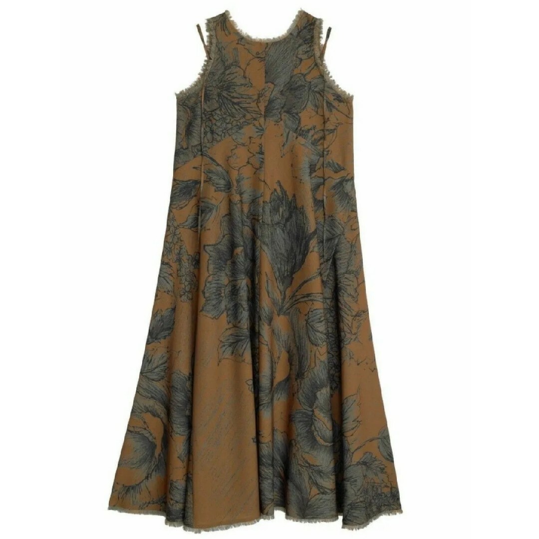 Ameri VINTAGE(アメリヴィンテージ)のKEITAMARUYAMA × AMERI VOLUME FLARE DRESS レディースのワンピース(ロングワンピース/マキシワンピース)の商品写真