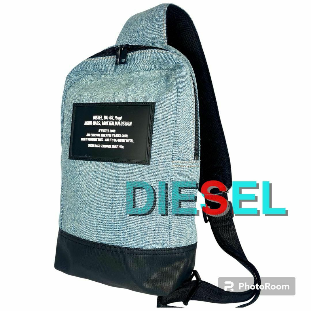 DIESEL(ディーゼル)の未使用級✨ディーゼル メンズ ボディバッグ デニム ALTAVILLA II   メンズのバッグ(ボディーバッグ)の商品写真