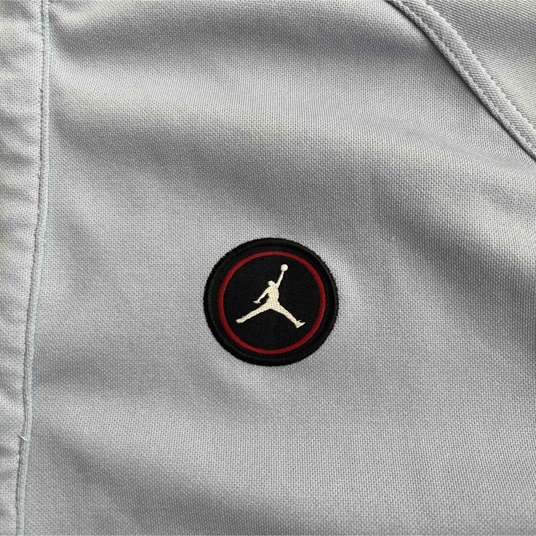 Jordan Brand（NIKE）(ジョーダン)のジョーダンブランド　刺繍ロゴ 半袖ジャージ青ナイキ メンズのトップス(Tシャツ/カットソー(半袖/袖なし))の商品写真