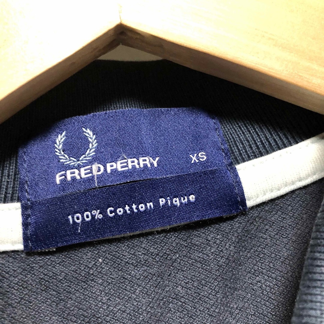 FRED PERRY(フレッドペリー)の送料込み！ フレッドペリー ポロシャツ XS アーガイル柄 メンズのトップス(ポロシャツ)の商品写真