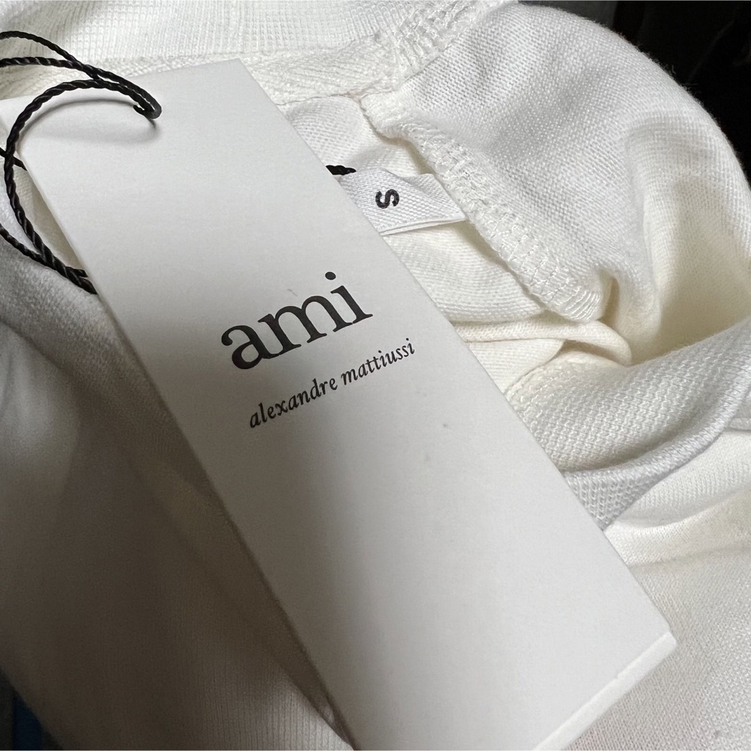 ami(アミ)の新品 AMI Paris アミパリス ボーダー ロングスリーブ Tシャツ S メンズのトップス(Tシャツ/カットソー(七分/長袖))の商品写真