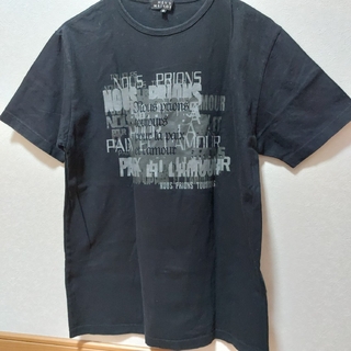 メンズメルローズ(MEN'S MELROSE)のメンズメルローズ メンズTシャツ ブラック(Tシャツ/カットソー(半袖/袖なし))