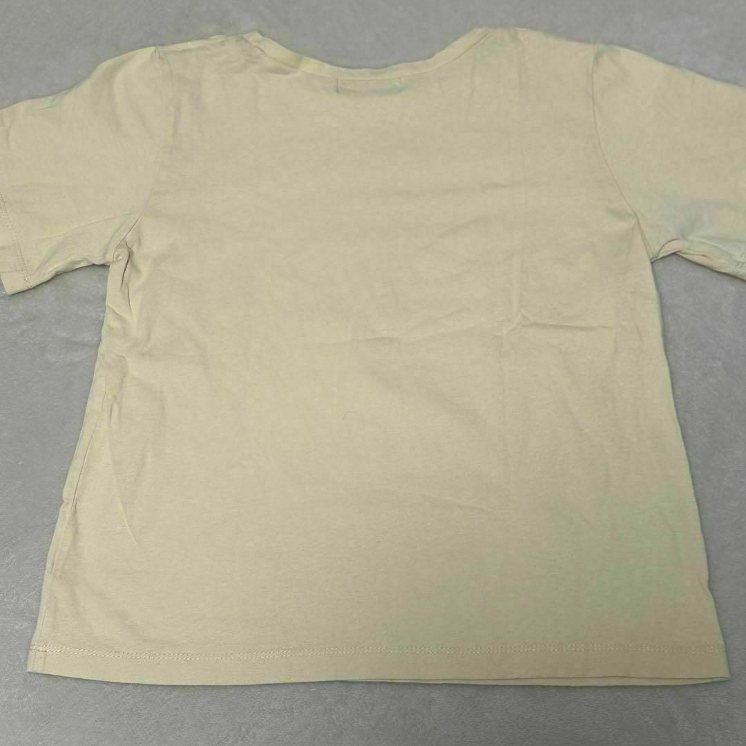 EPIMI EPIMMY 半袖Tシャツ　カットソー　綿１００　ライトイエロー　M レディースのトップス(Tシャツ(半袖/袖なし))の商品写真