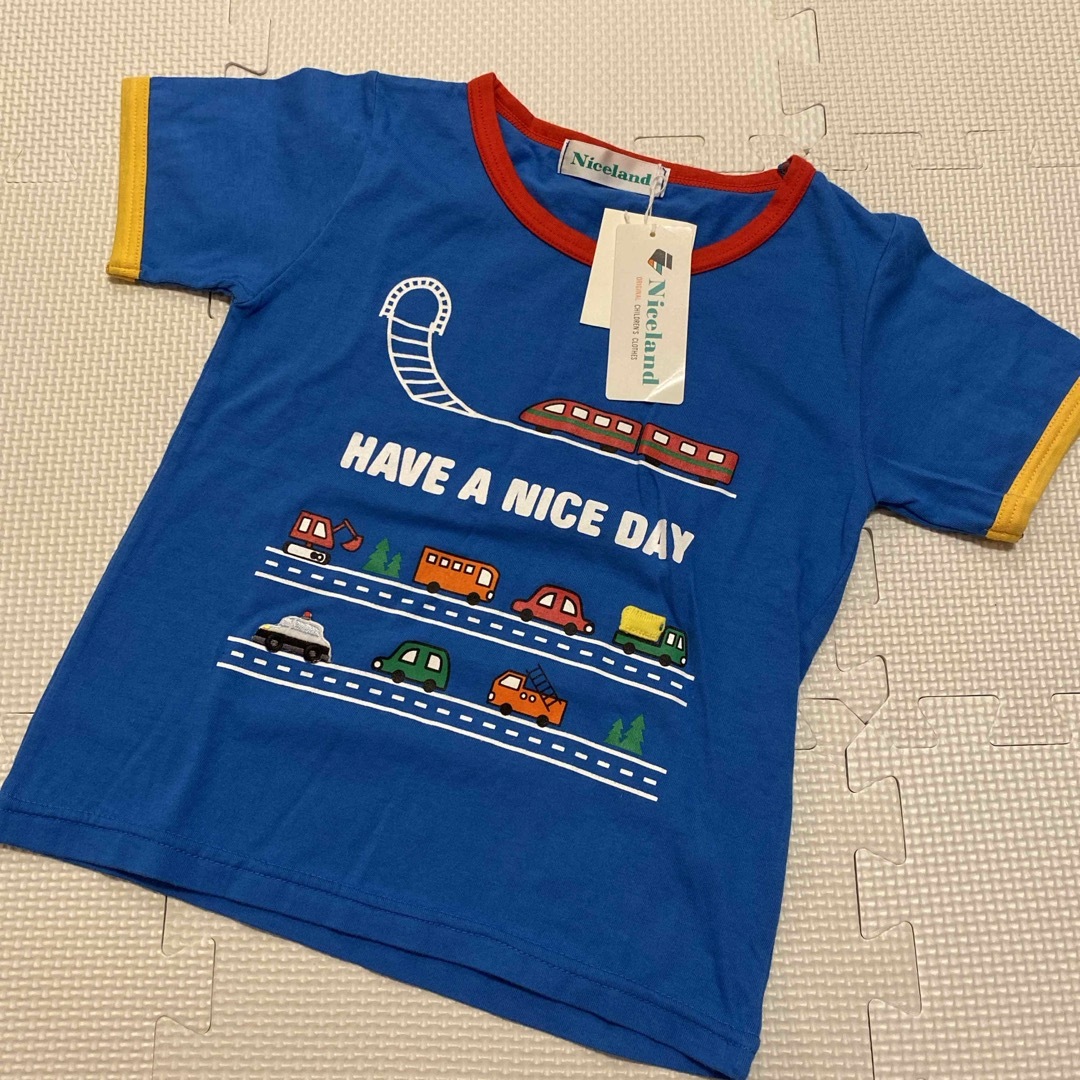 新品　niceland Tシャツ　110 キッズ/ベビー/マタニティのキッズ服男の子用(90cm~)(Tシャツ/カットソー)の商品写真