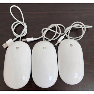 アップル(Apple)のApple純正Mighty Mouse USBマウス A1152 3個セット(PC周辺機器)