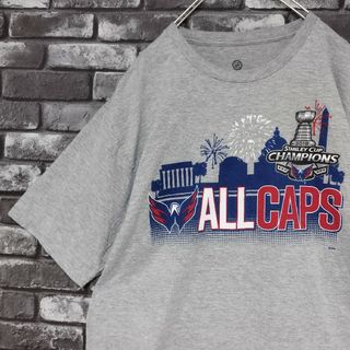 ファナティック(fanatic)の雰囲気古着NHLスタンレーカップ限定ビッグロゴtシャツTシャツアイスホッケー(Tシャツ/カットソー(半袖/袖なし))