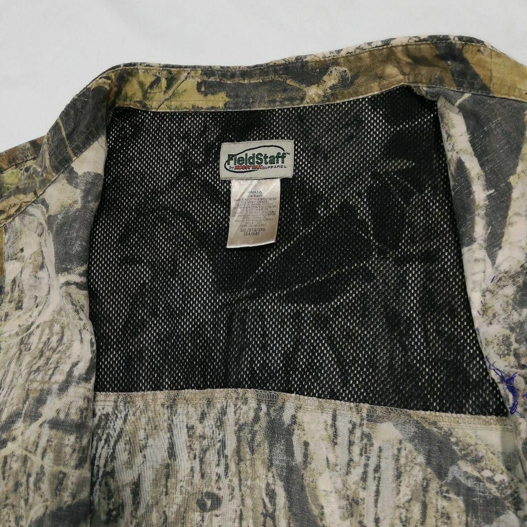 モッシーオーク リアルツリーカモ 長袖シャツ 迷彩 大きい 大きめ 3XLサイズ メンズのトップス(シャツ)の商品写真