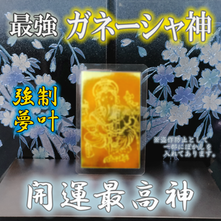 【最強大開運 ガネーシャ神】願望成就 奇跡叶 縁切り縁結び 霊視占い 金運お守り(その他)