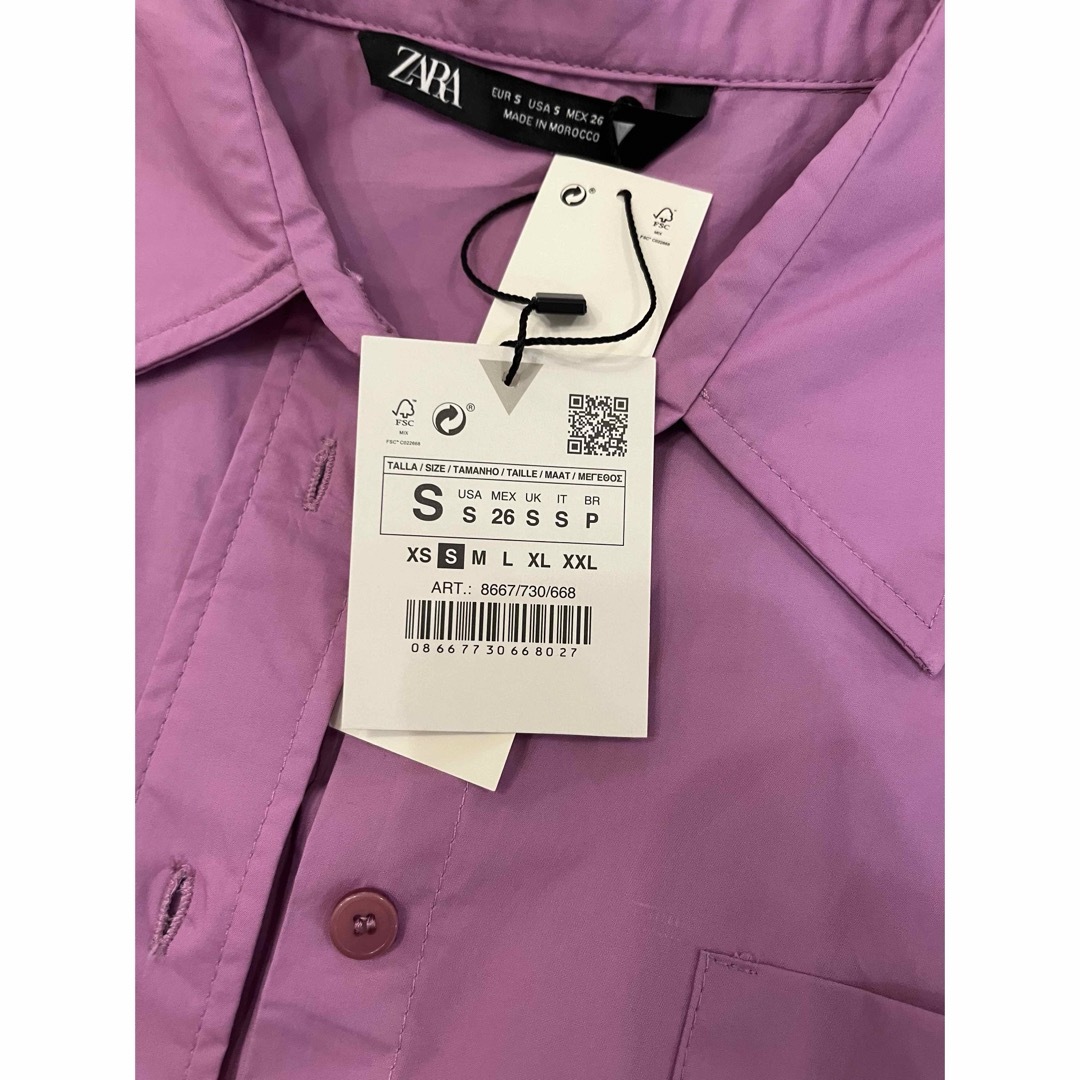 ZARA - ZARAシャツブラウスSサイズの通販 by ミヅキ's shop ZARA - ZARAシャツブラウスSサイズの通販 by ミヅキ's shop