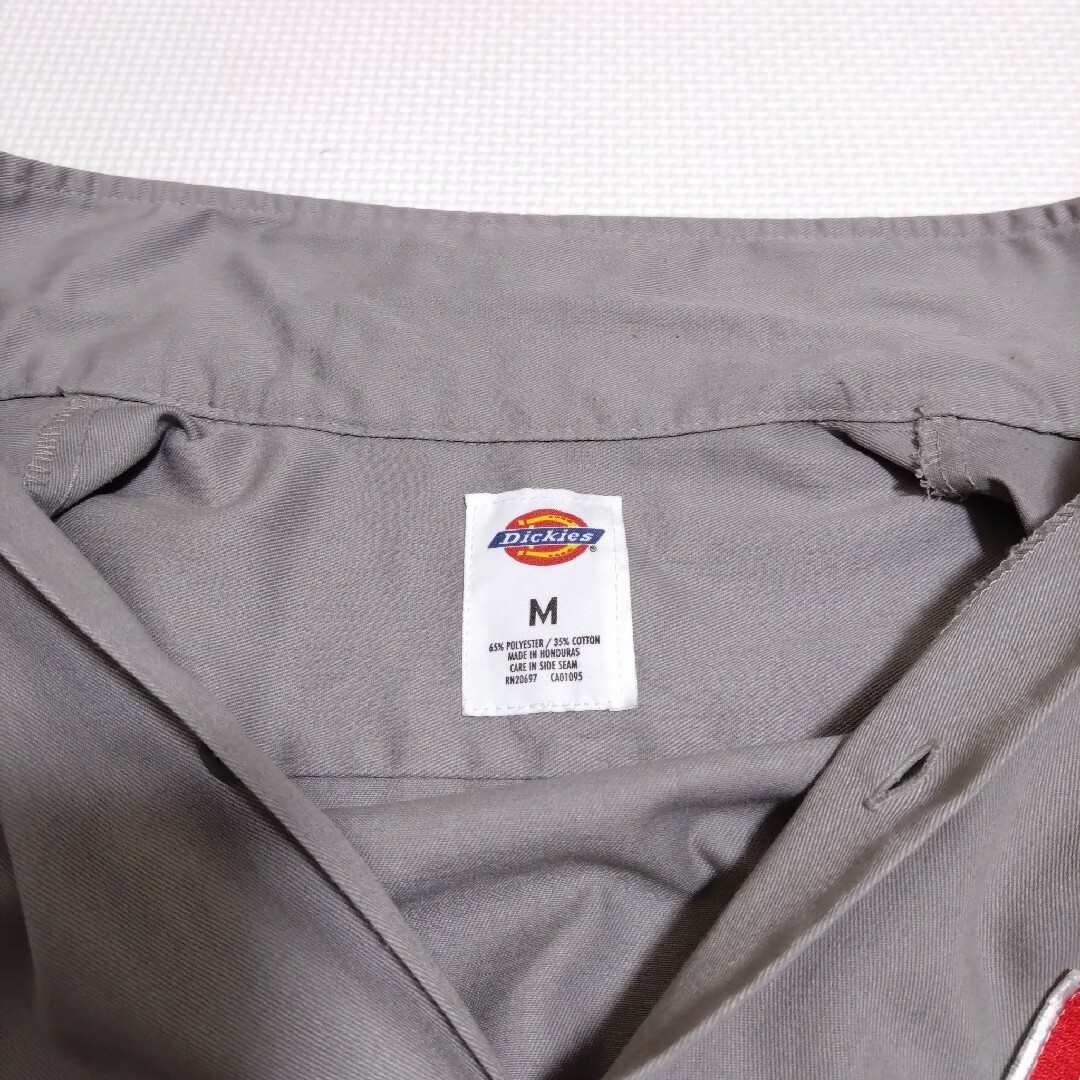 Dickies(ディッキーズ)のシャツ　メンズ　古着　長袖　ディッキーズ　マルボロ　ワッペンロゴ　ダブルポケット メンズのトップス(シャツ)の商品写真