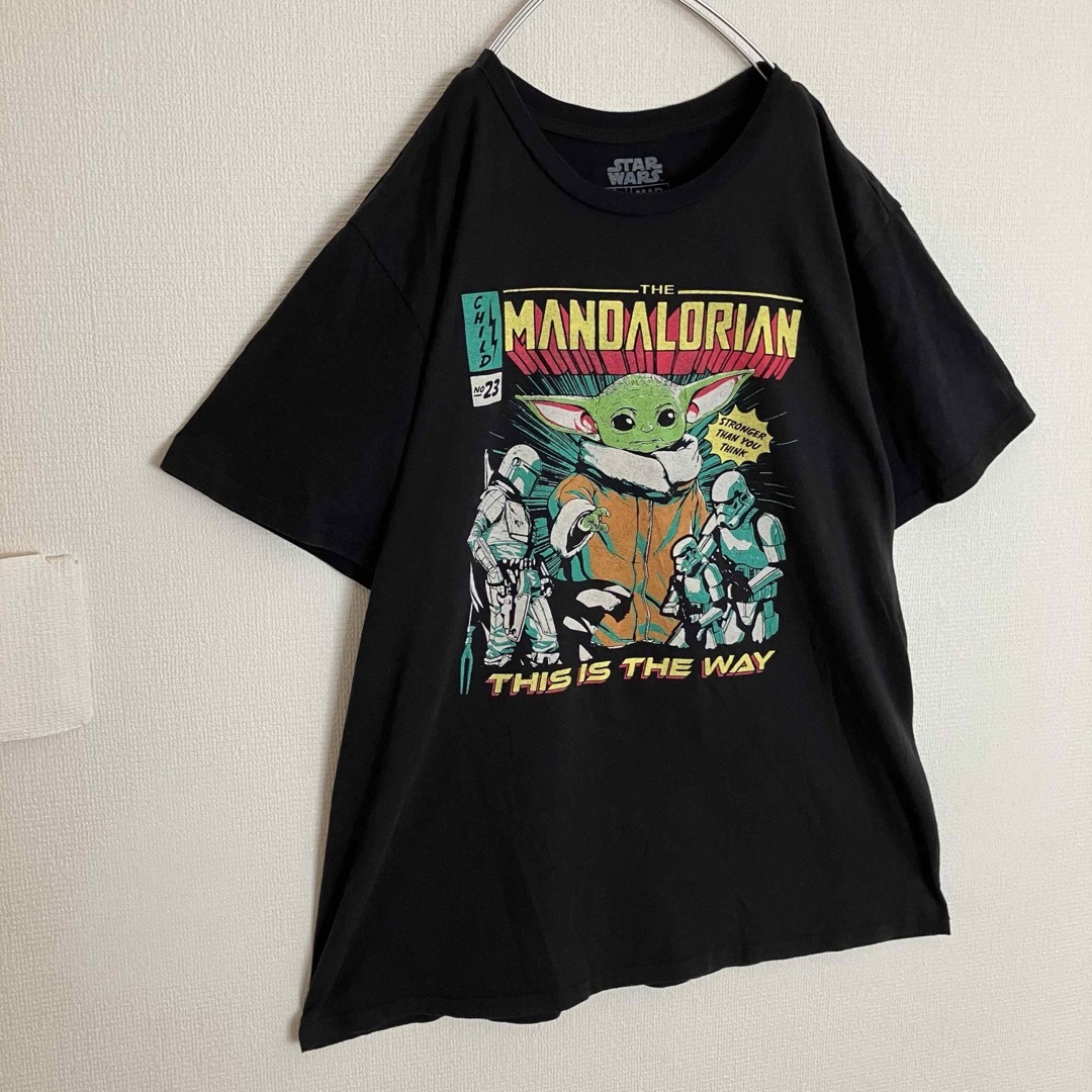 TV&MOVIE(ティービーアンドムービー)のスターウォーズマンダロリアンムービーTシャツtシャツオーバーサイズ映画黒tee メンズのトップス(Tシャツ/カットソー(半袖/袖なし))の商品写真