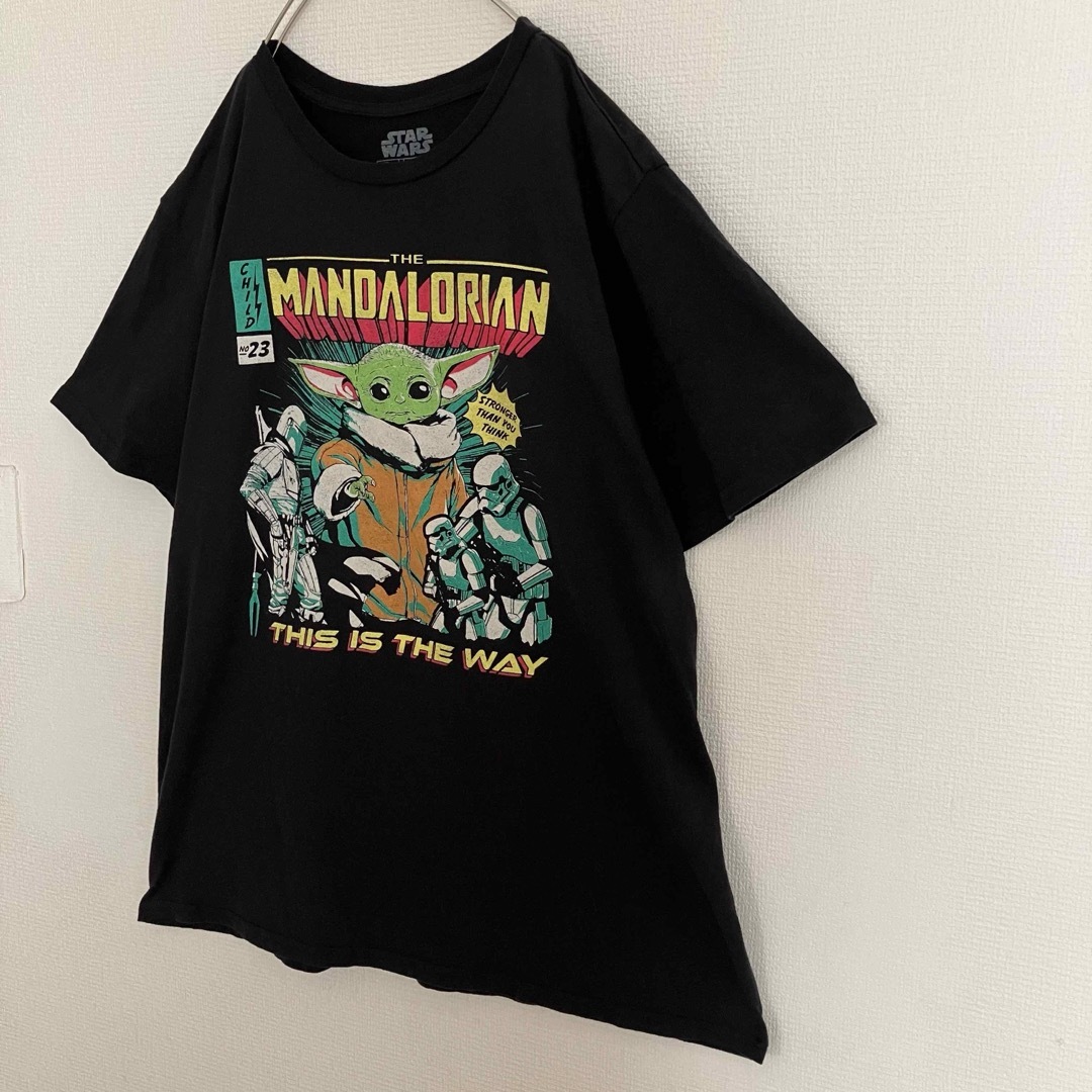 TV&MOVIE(ティービーアンドムービー)のスターウォーズマンダロリアンムービーTシャツtシャツオーバーサイズ映画黒tee メンズのトップス(Tシャツ/カットソー(半袖/袖なし))の商品写真