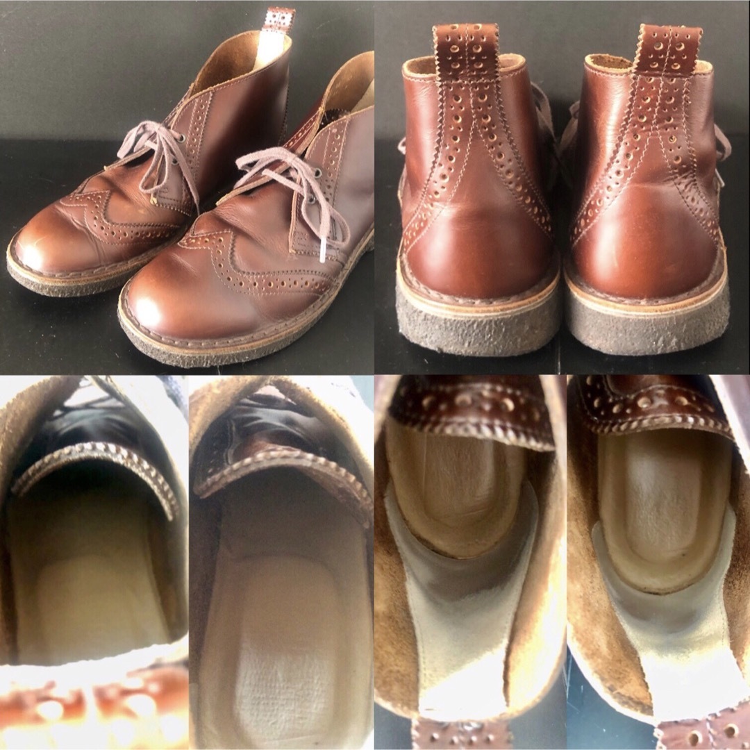 Clarks(クラークス)の激レア★DESERT BROGUE ウイングチップ デザートブーツ クラークス メンズの靴/シューズ(ブーツ)の商品写真