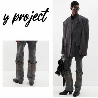 Y/PROJECT Mini Cowboy Cuff Jeans サイズ32(デニム/ジーンズ)